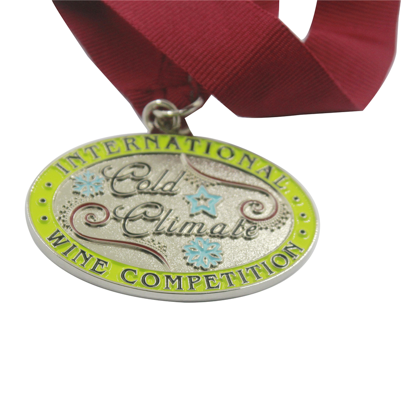 Manufacturers of metal acrylic custom engraving large size running sports race medals