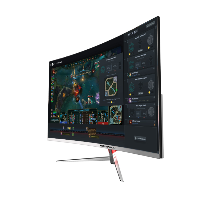 165 Гц 32 дюйма 4k изогнутый игровой монитор с displayport