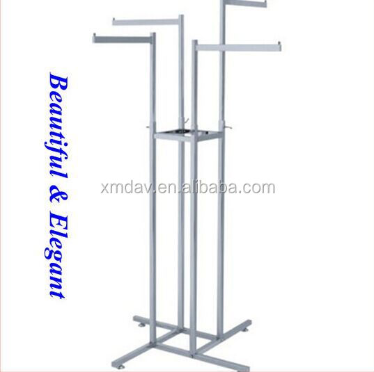 Factory custom stand hanger clothing shops display stands display accessories