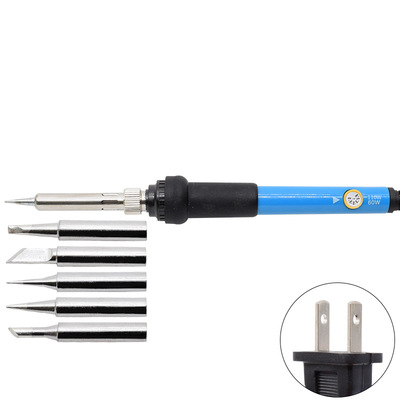 60W in-line constant temperature electric iron beautiful 110V European standard 220V welding tool