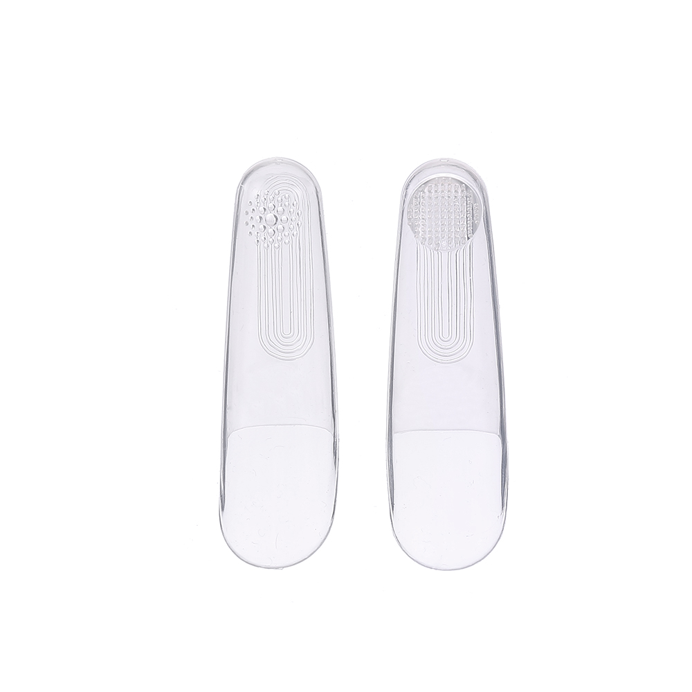2pcs Transparent silicone baby soft finger training toothbrush food grade