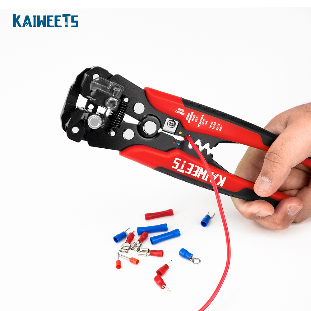 Kaiweets KWS-302 многофункциональная газа Cut обжимной инструмент для зачистки проводов кабеля инструкции электрика плоскогубцы ручной инструмент
