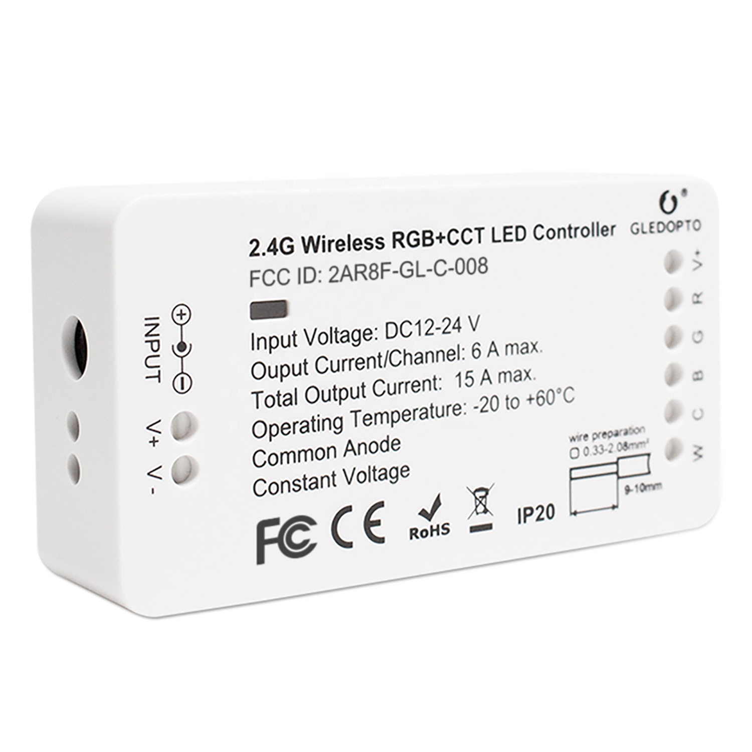 Двойной CCT 2700K 3000K 6500K ZigBee 3,0 Z волновой умный светильник, Регулируемый белый светодиодный контроллер RGB + CCT