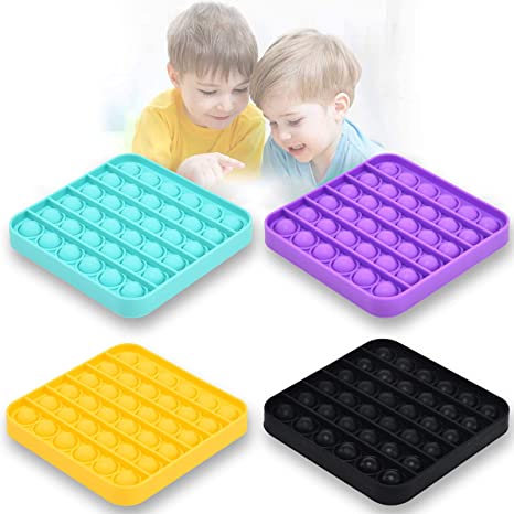 2021 Новая фабрика Amazon Горячая Tetragonum Push pop Bubble сенсорный Непоседа игрушка для аутизма особые потребности