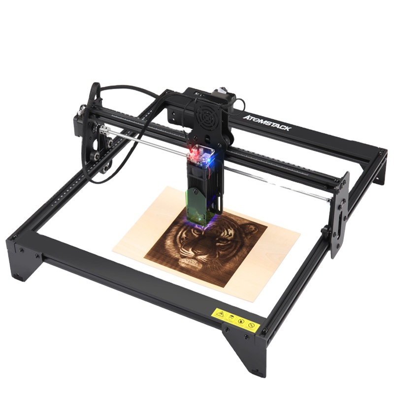 ATOMSTACK 20W Mini Desktop Photo Bird Ring Wood Cutter Acrylic Laser Engraving Machine