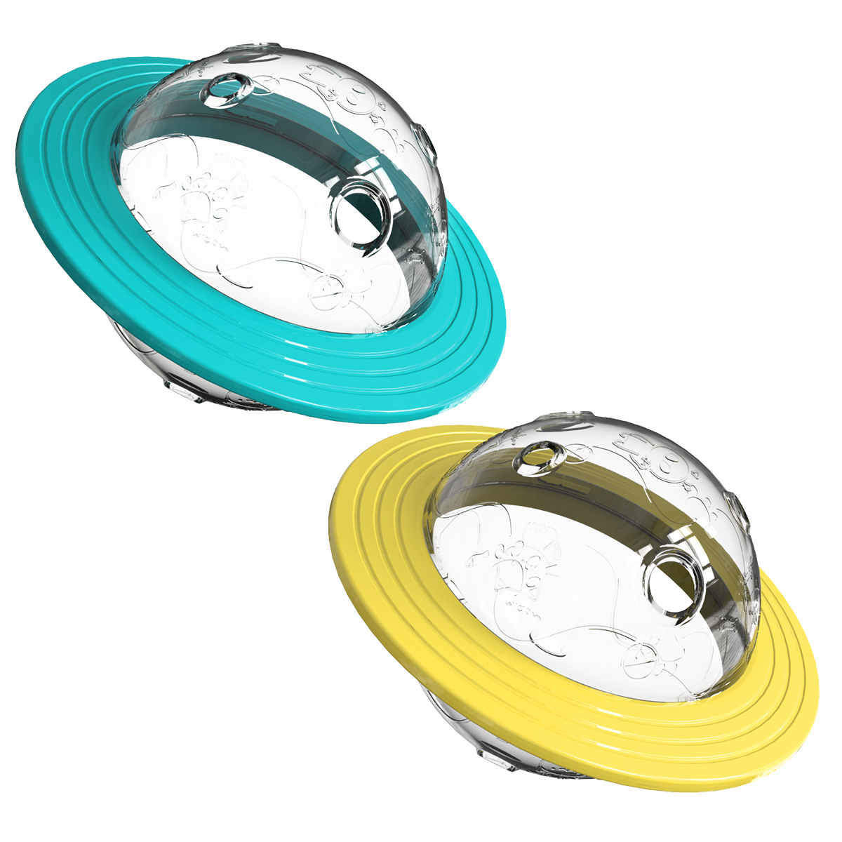 Dropshipping Custom Logo Multifunctional Flying Discs Interactive dog toy Pet Toy