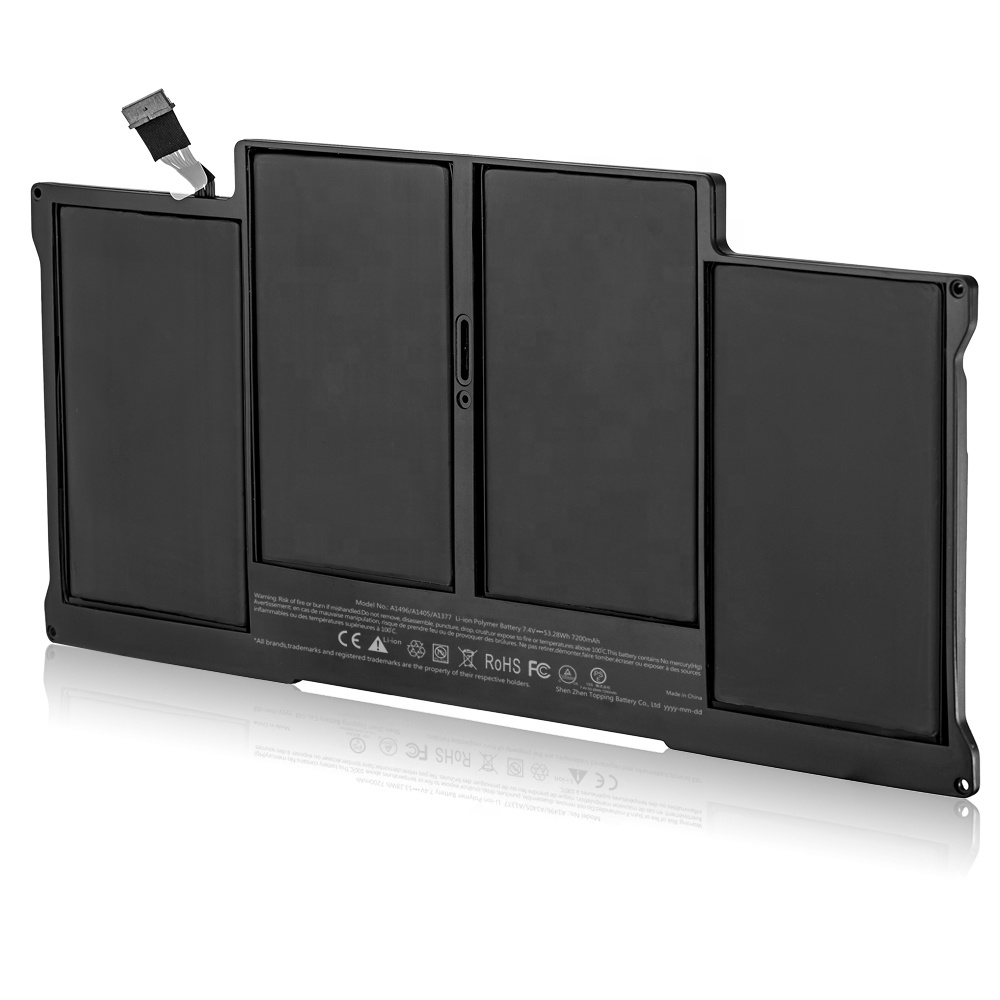 7.6V 55WH 5200mAh 13'' Laptop Battery For Macbook Air 2011-205 A1377 A1405 A1496 A1369 A1466