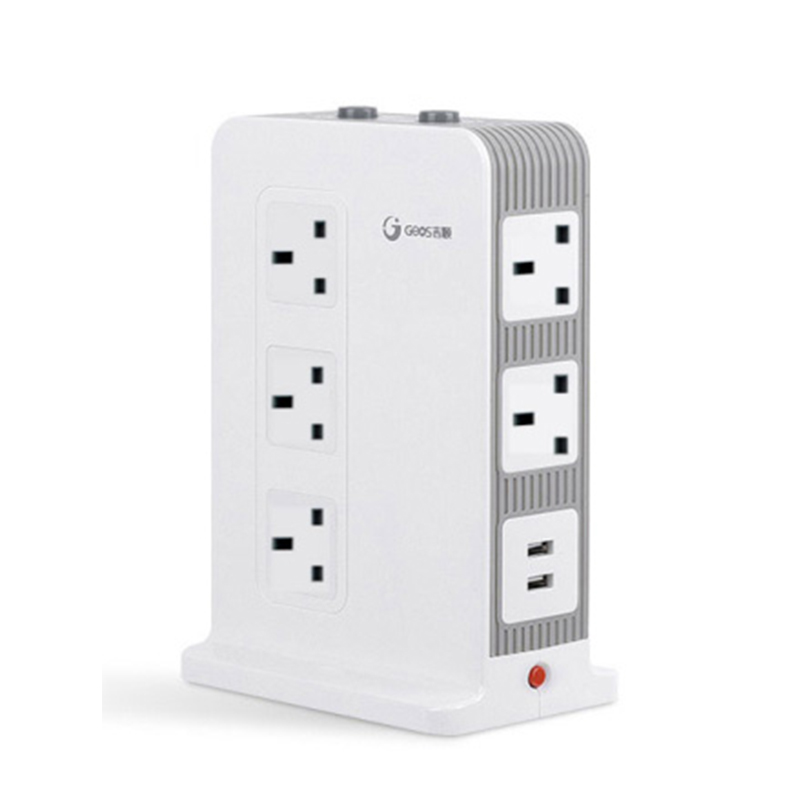 13A 3 слоя смарт-удлинитель питания с usb сетевой фильтр