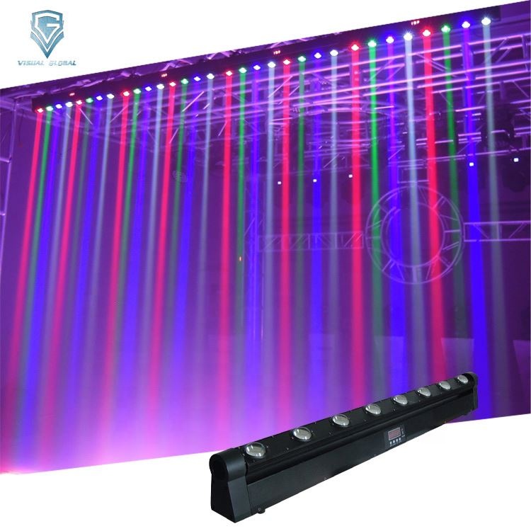 Классический 8 глаз пиксель управления DMX RGBW 4в1 LED движущаяся голова луч бар