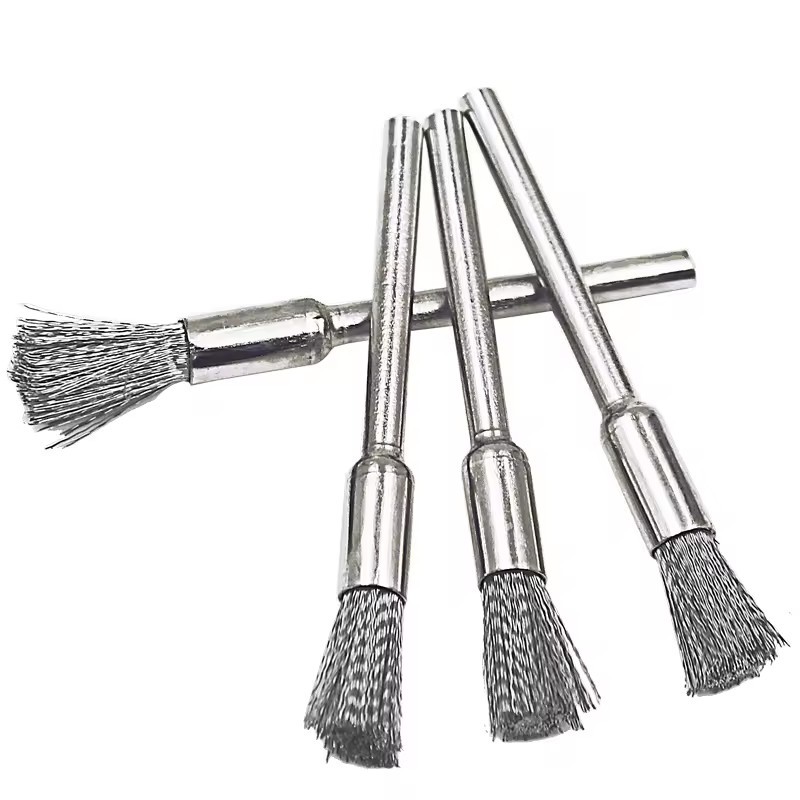 Steel Wire Brush Diameter for Rotary Metalworking Cleaning Polishing Tools Power Drill Brush Accessories