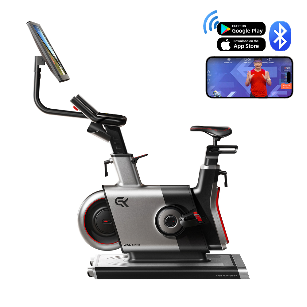 YPOO new 10 KGS flywheel Spin bike Adjustable Stationary Belt Home Indoor Bicycle Cycling Spinning Magnetic Sport Exercise Bike