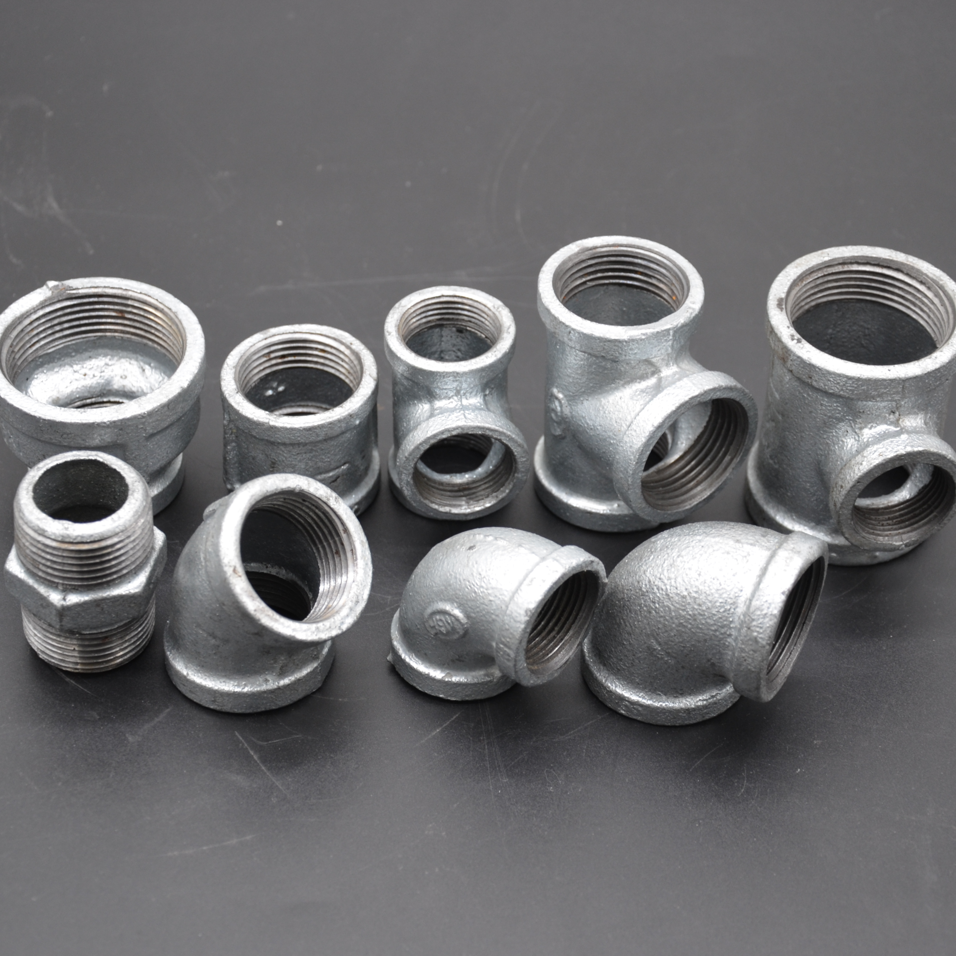 gi pipe fittings catalogue galvanized steel pipe nipple hot dip galvanized iron street elbow factory