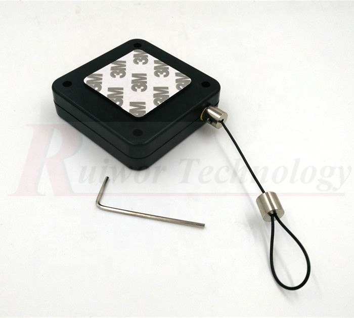 RUIWOR RW5605 квадратный выдвижной тянуть шнур плюс Adjustalbe лассо петли металлическим замком Аллен ключевые силы Макс 2.5LB длинные 5 м