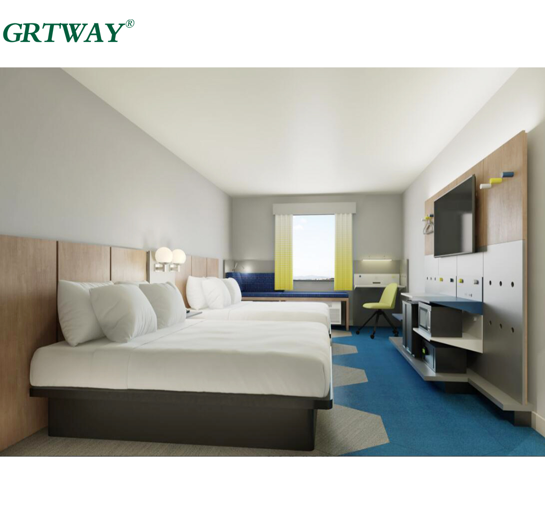 Комплект для спальни GRT6167, современная мебель для отеля, 5 звезд, King Size, Microtel от Wyndham