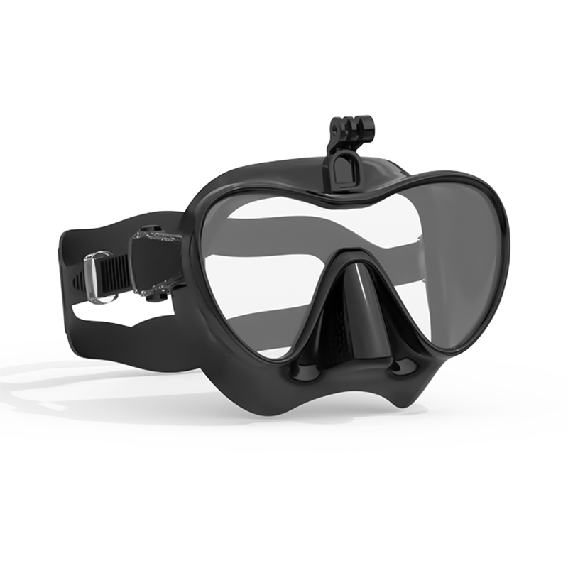 Закаленное стекло Подводная маска для дайвинга с креплением для камеры Gopro Популярные подводное плавание фридайвинга маска для подводного плавания с трубкой