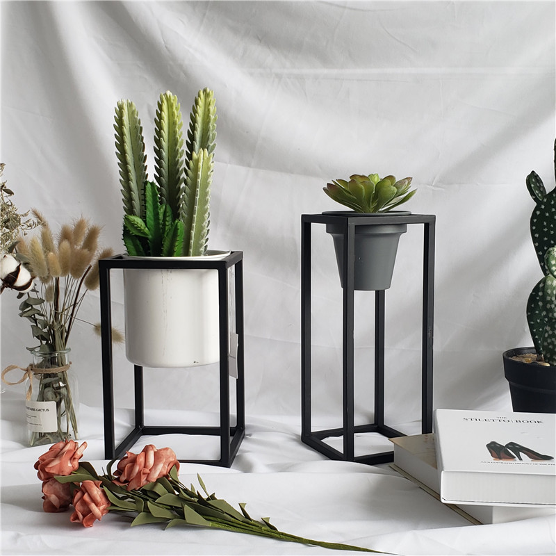 Metal Modern Flower Pot Stand Home Decor Flower Stand Indoor