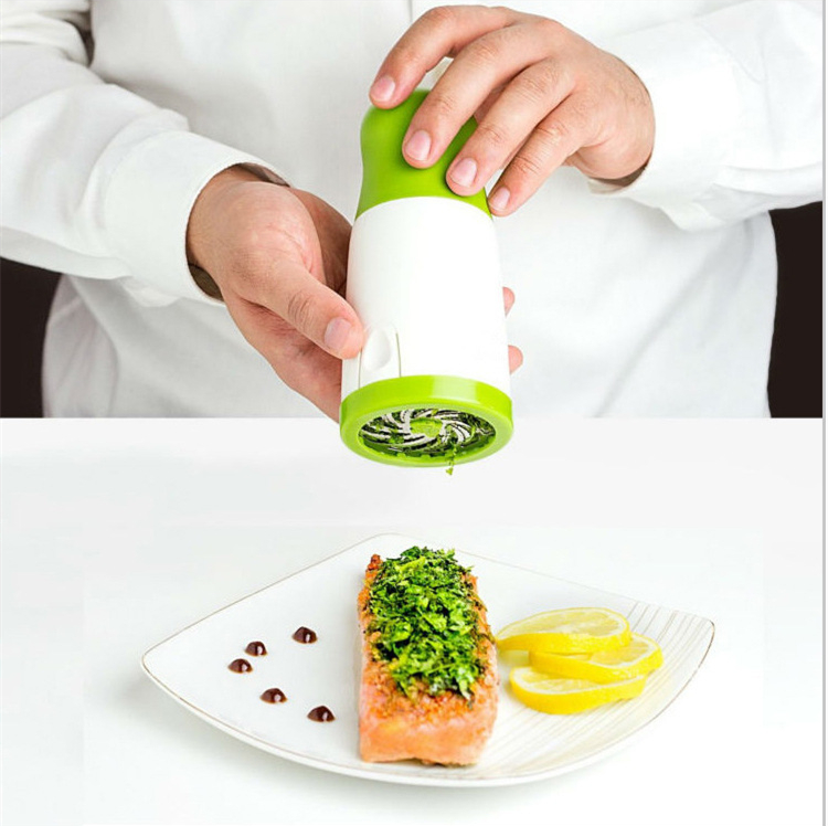 Herb Grinder Spice Mill Parsley Shredder Chopper Vegetable Cutter Garlic Coriander Spice Grinder Kitchen Accessories