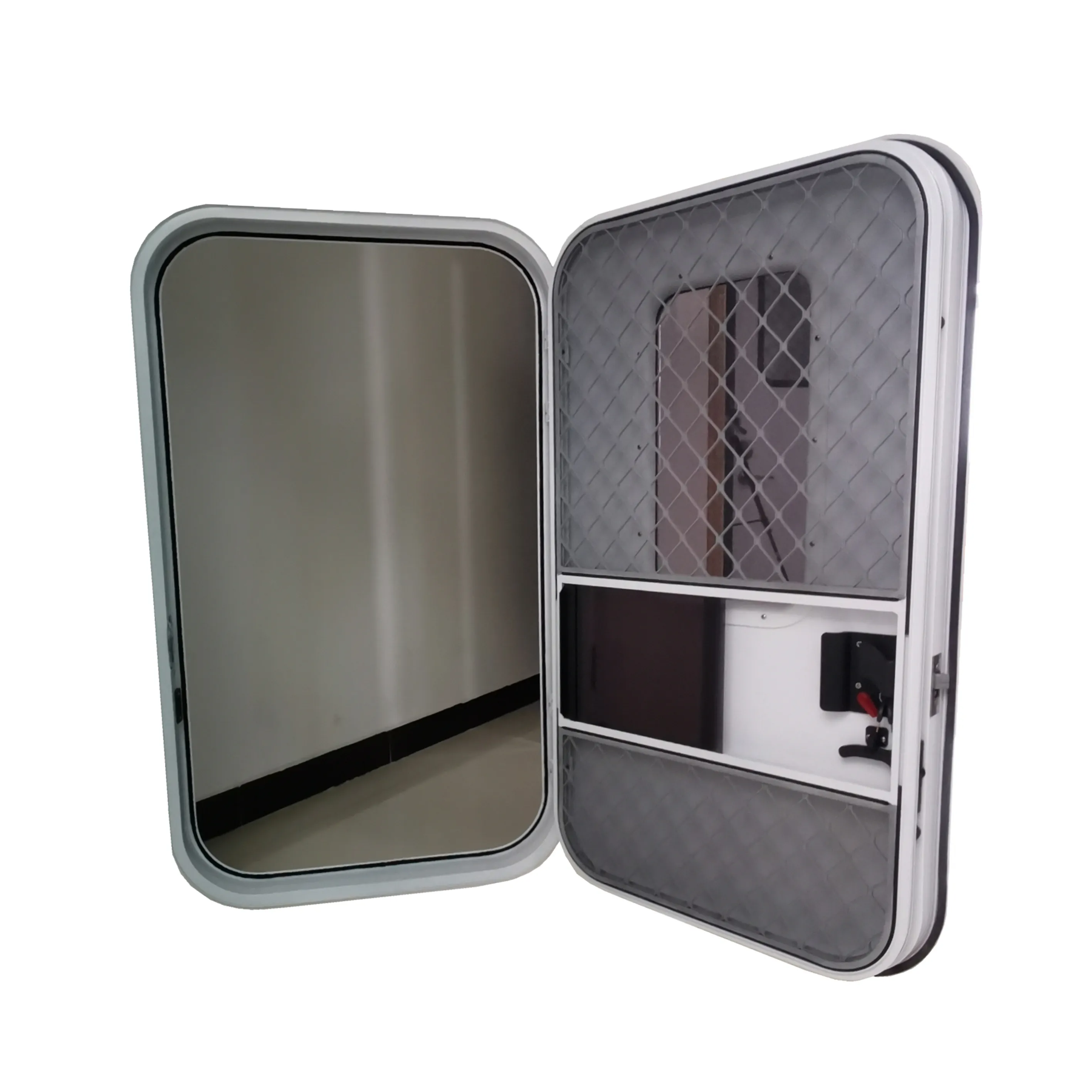 TONGFA Aluminum Alloy Door Frame Single-point Lock Teardrop Doors For Trailer Camper