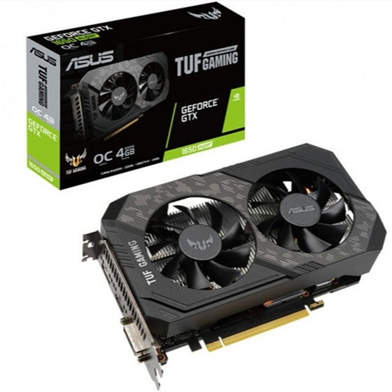 Funhouse Asus TUF-GTX 1650S-O4G-GAMING графическая карта Nvidia GPU GDDR6 1800 МГц видеокарта 128 бит DVI для ПК-игр
