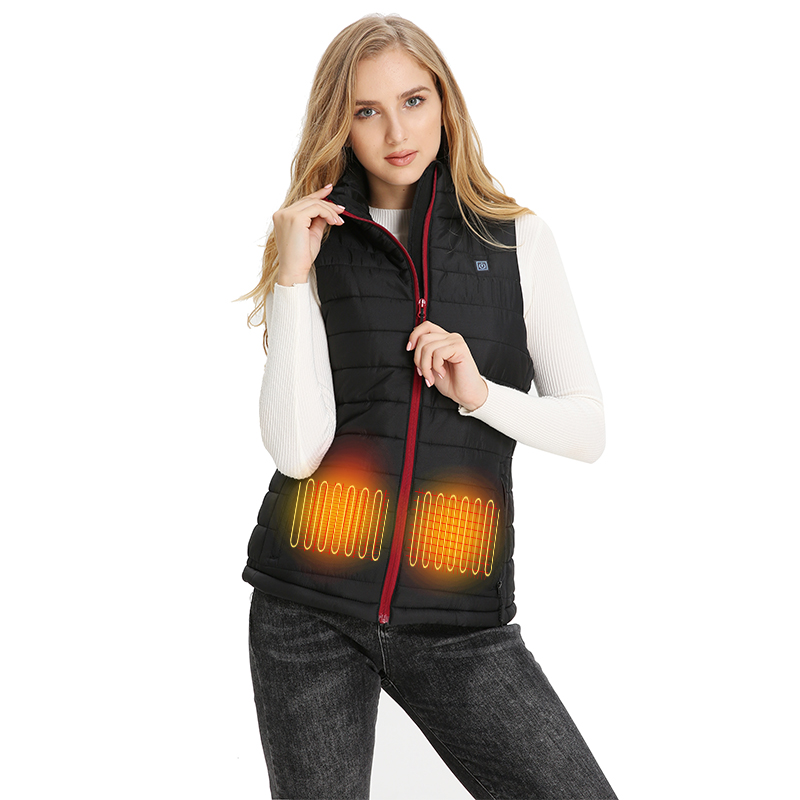 Hot New Products Cotton Work Softshell Button Rechargeable Heated Vests