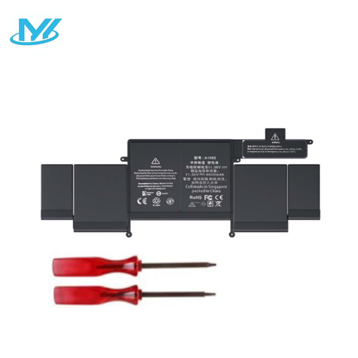 Лучший продавец OEM/ODM 6330mAh 11,34 V 71.8WH Аккумулятор для ноутбука apple macbook A1493 A1582 A1502 записная книжка