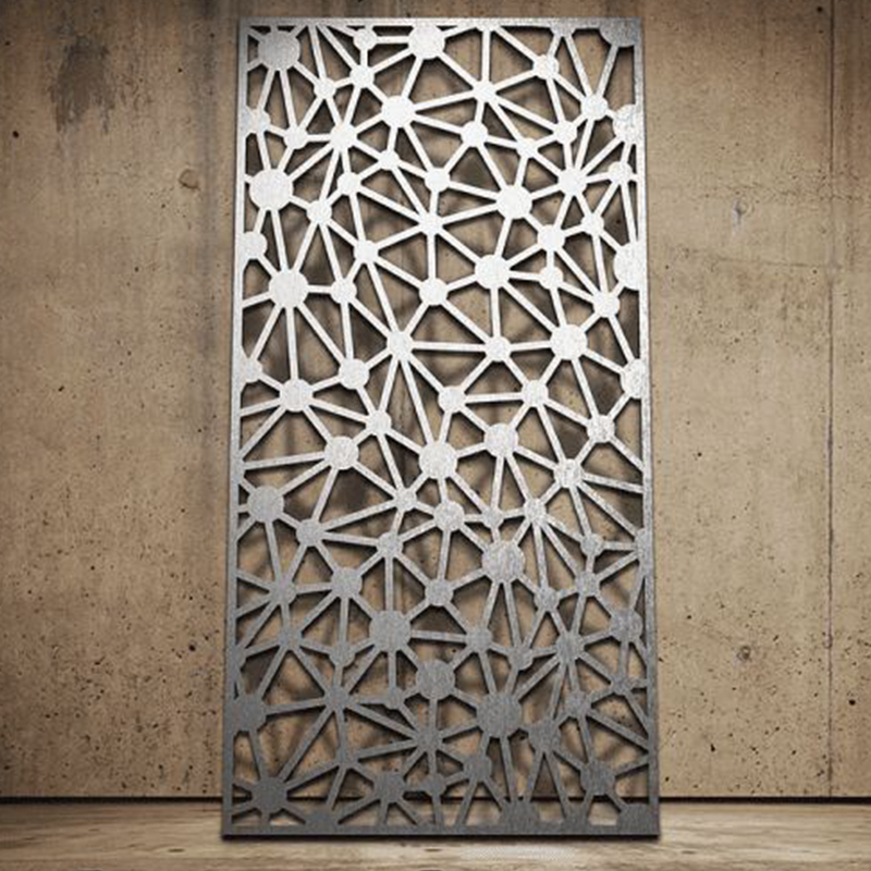 Architectural Laser Cutting Aluminum Screen Panel For Facade Construction Material
