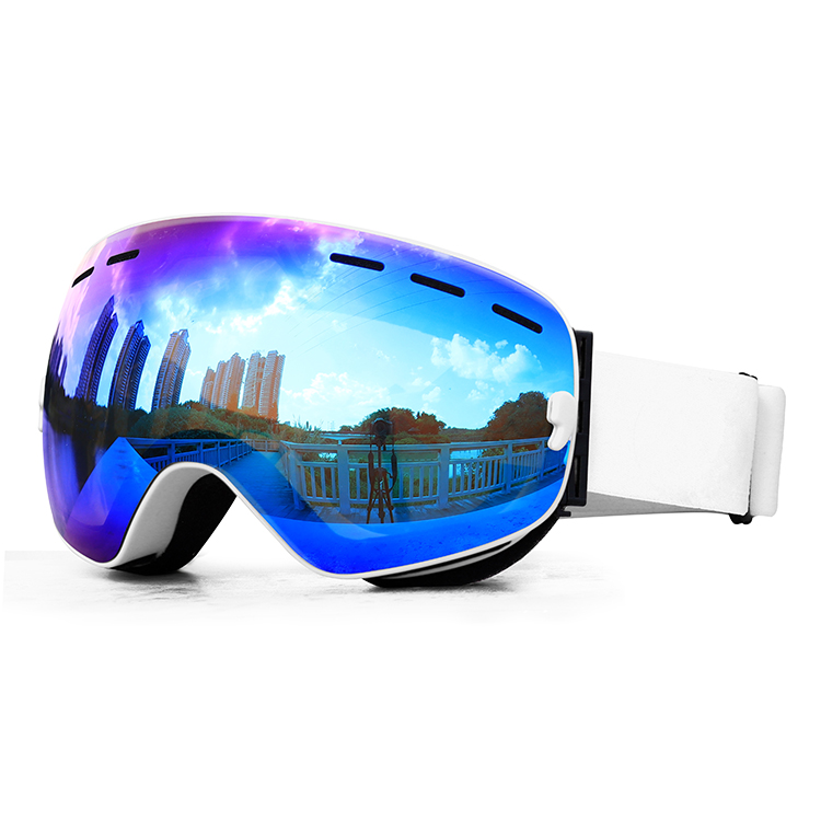 Factory Ready to Ship Cheap Price Blue Ski Goggles Glasses Polarized Googles Snow