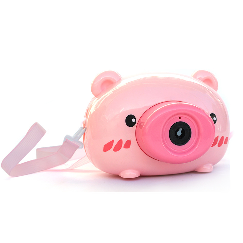 Hot selling automatic Music Camera Bubble Machine piggy bubble machine