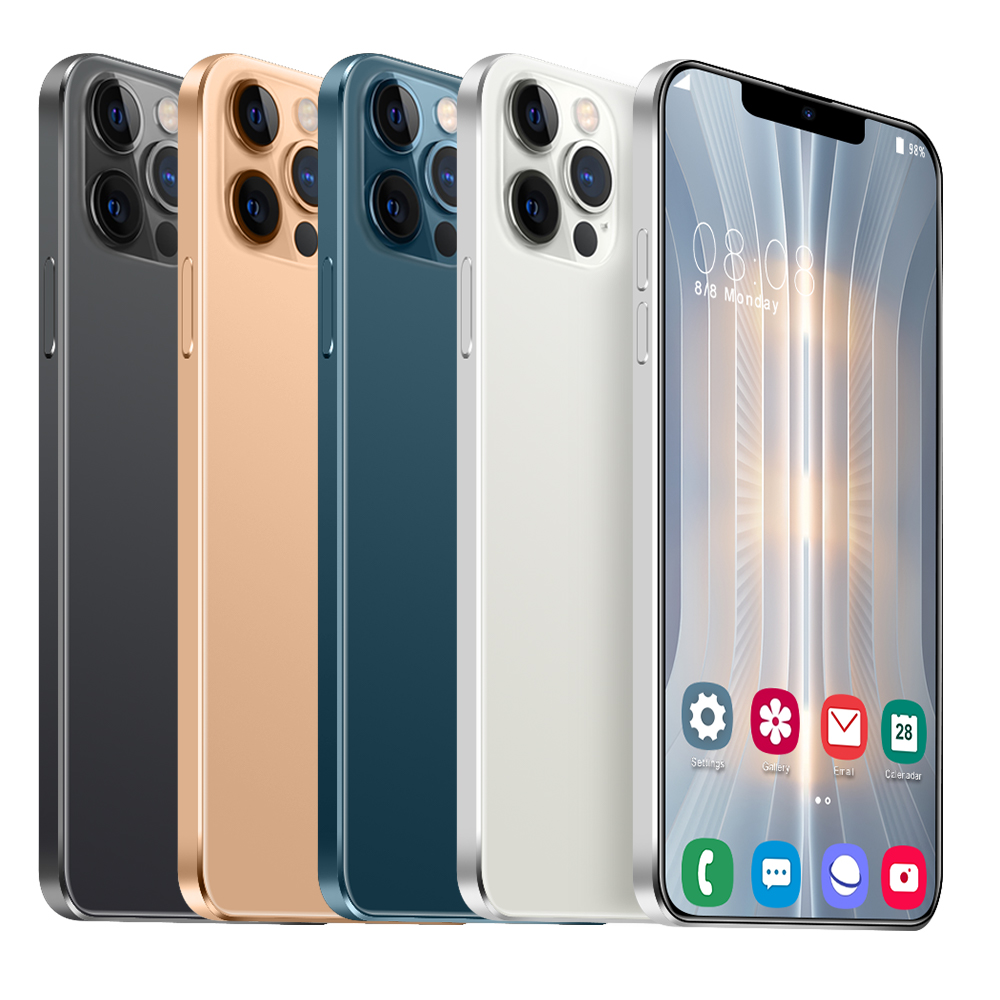 6.7 inch i13 Pro Max 12GB + 512GB Android smartphone 10 core 5G LET phone 3 camera MTK6889 face ID unlock mobile phone