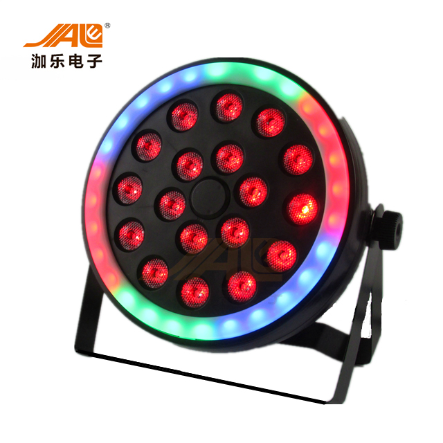 18 шт., светодиоды RGB, миниатюрный светодиодный прожектор Par, сценический прожектор Par
