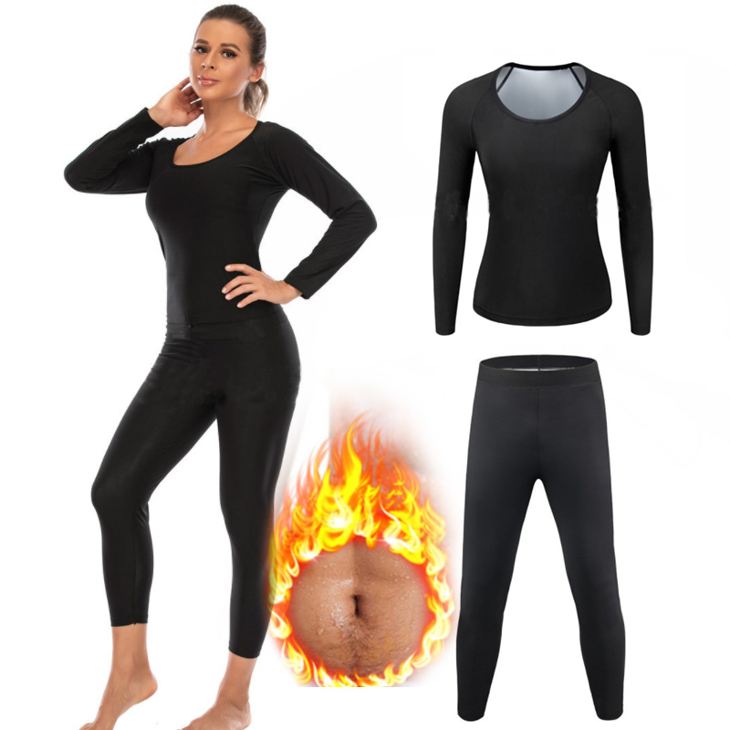 Wholesale Weight Loss Sauna Suit Shaper Set Bodybuilding Coat Workout Sweat Suit Slim Fitness Sauna Suit