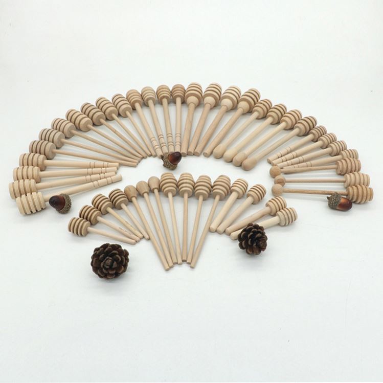 Factory Direct Wholesale Mini Honey Dipper Acacia