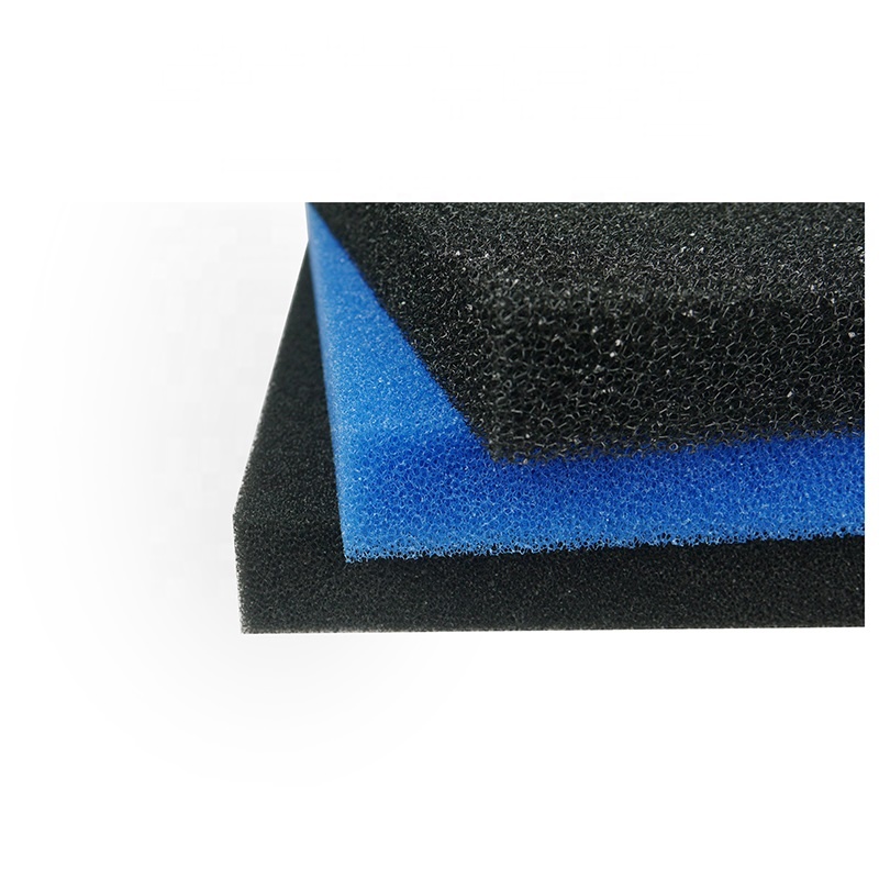 Hengjun Blue Color 150X200X2cm 20/30/45 ppi Square filter sponge aquarium filter water pump bio sponge filter for fish tank