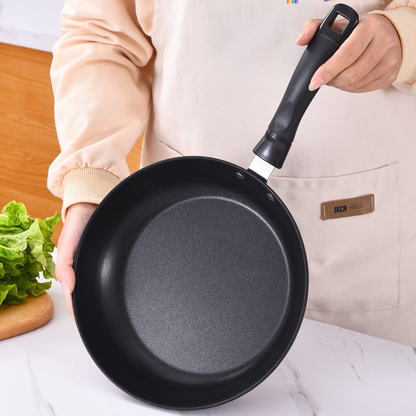 Недорогая фабричная Выходная цена, антипригарная качественная кухонная посуда для ресторана, набор сковородок для приготовления блинов