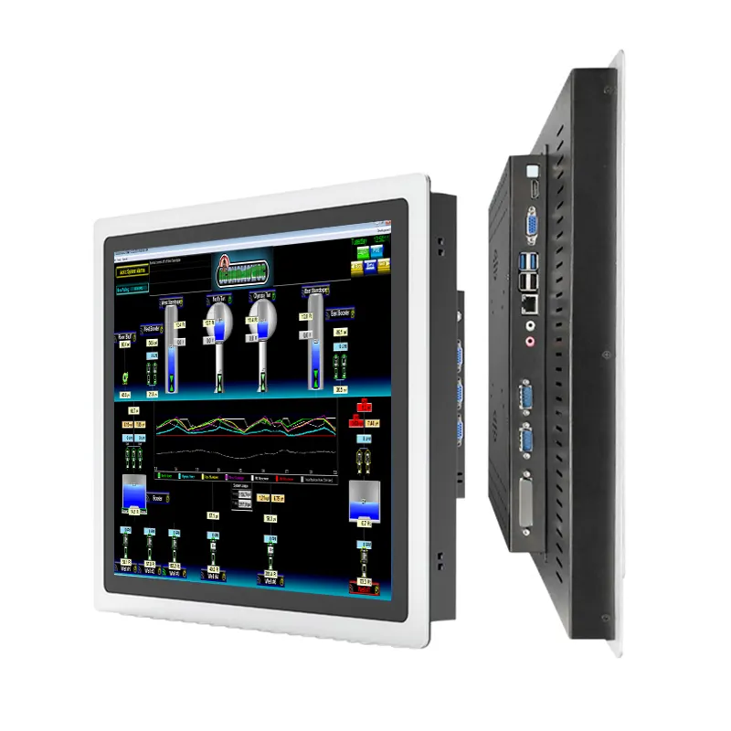 10 inch industrial panel pc hd J1900 i3 i5 i7 ip65 touch screen Hmi Control Industrial Pc Embedded For Financial Organizations