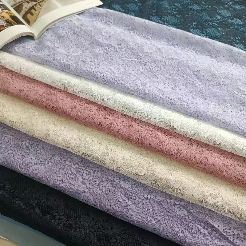 Door width 150 cm new lace polyester fabric used for clothing wedding home textile accessories