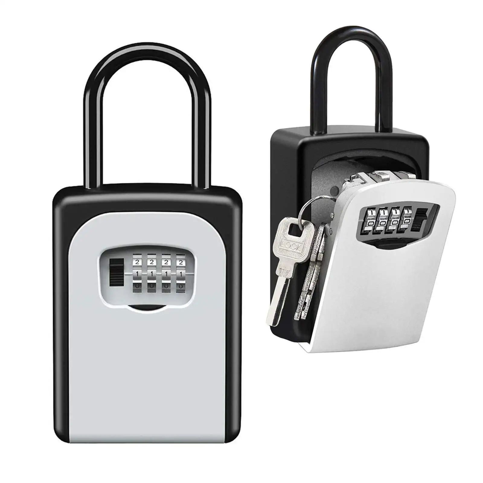 Secure External Password Storage Padlock Combination Lock Key Safe Key Box Lockbox For Keys