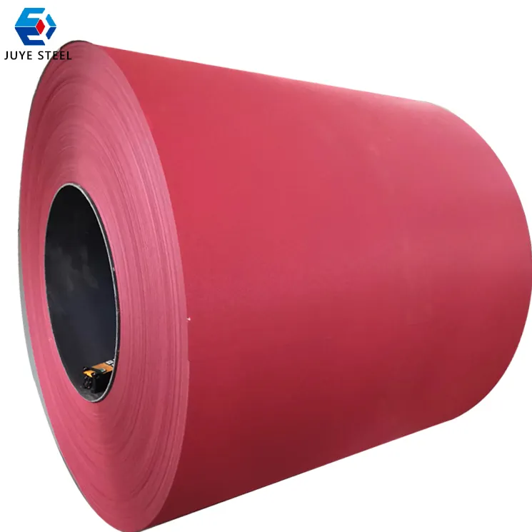 Red white ppgi steel coil ral for household appliances color coated prepainted coils