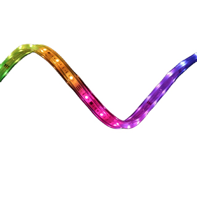 Factory Supply IP68 RGB Colour Change Remote Control Flexible LED Strip Lights for Outdoor Lighting