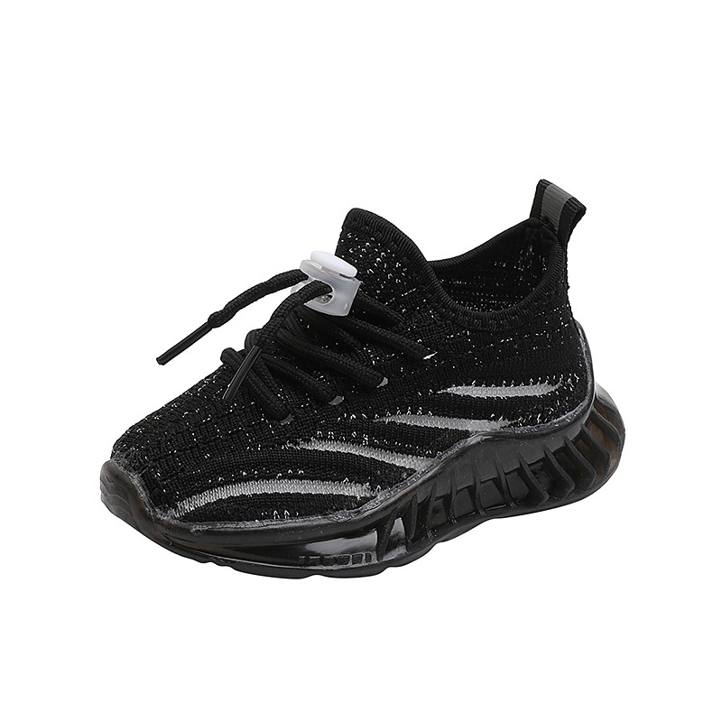 Cheap Factory Price Girls Fashion Luminous Mesh Sneaker Children Boys Shoes Casual Kids Sneakers