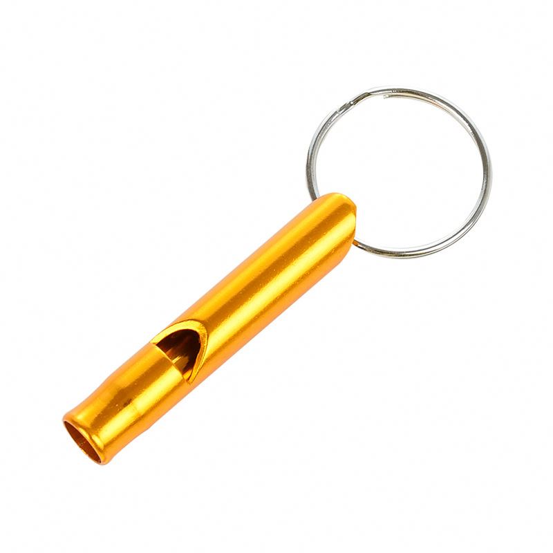 Whistle Aluminum Emergency Keychain Camping Hiking Outdoor Sports Tools Multi-Function Training Wcw 199 Whistle