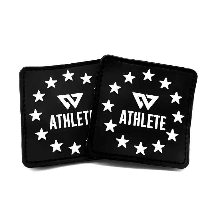 Wholesale Clothing Soft PVC Rubber Badges Maker Custom 3D Name Logo Silicone Patch Sew on for Schoolbag