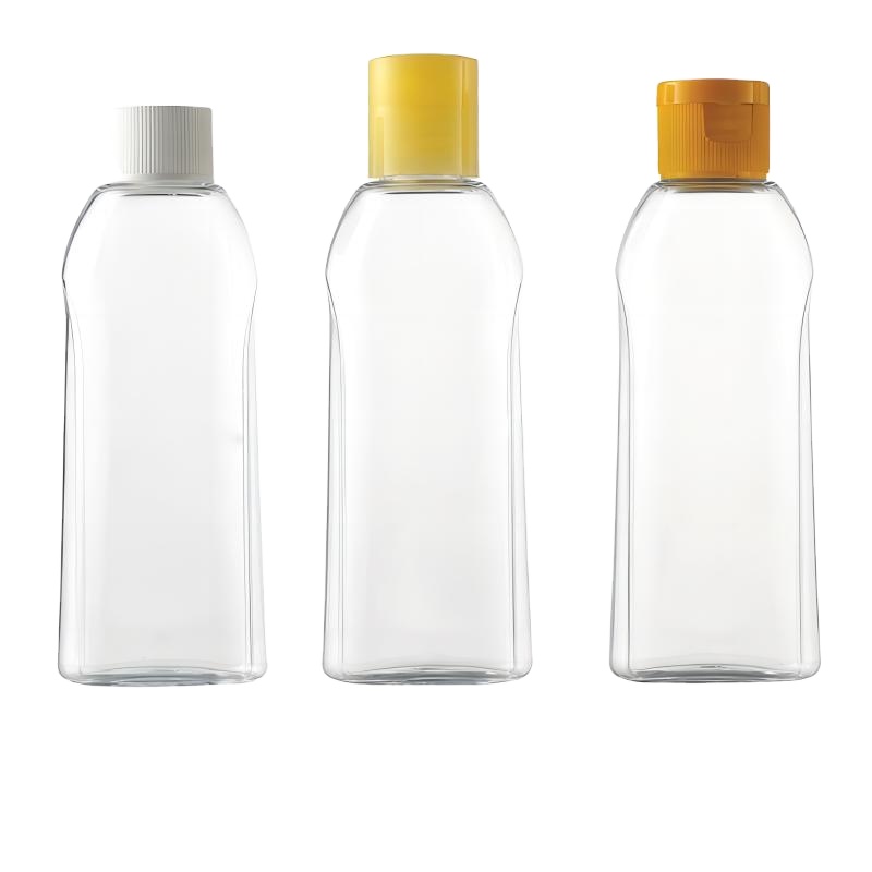 80ml Eco Friendly Flip Cap Disc Cap Twist Top Cap Transparent Plastic Squeeze Bottles For Hair Oil Coconut Oil Dye Applicator
