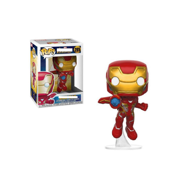 Детские игрушки Ironman, фигурки героев FUNKO POP из ПВХ, Коллекционная модель, коробка для кукол, подарки для детей на день рождения, Новинка #285