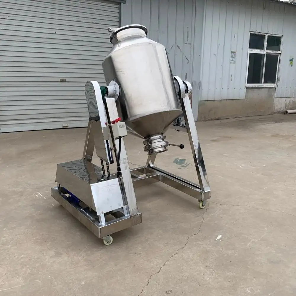 small drum powder mixer/stainless steel drum medicine mixer/powder mixing machine