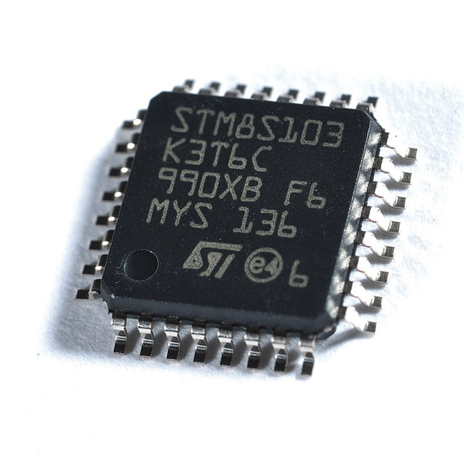Микроконтроллеры STM8S103K3T6C MCU 8BIT 8KB FLASH 32LQFP встроенный STM8S103K3T6CTR