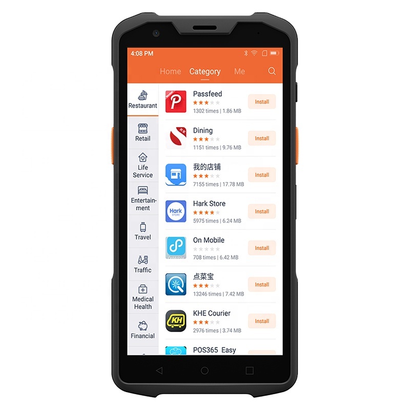 Новое поступление Sunmi L2S android Портативный прочный 4G Wi-Fi nfc КПК Портативный компьютер Android прочный КПК Портативный КПК