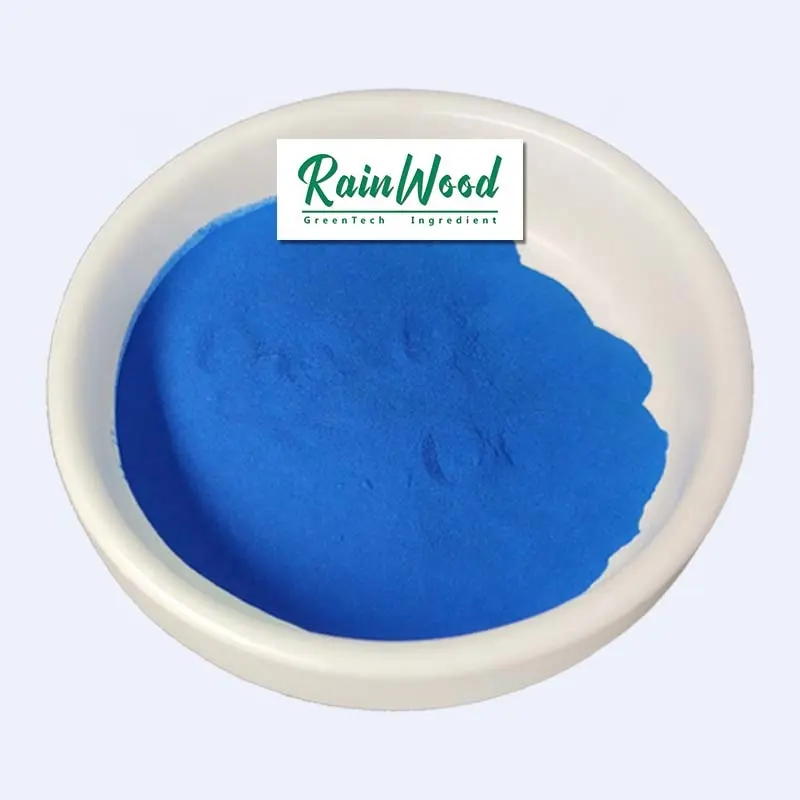 Rainwood high quality factory supply phycocyanin spirulina extract phycocyanin powder for food additives