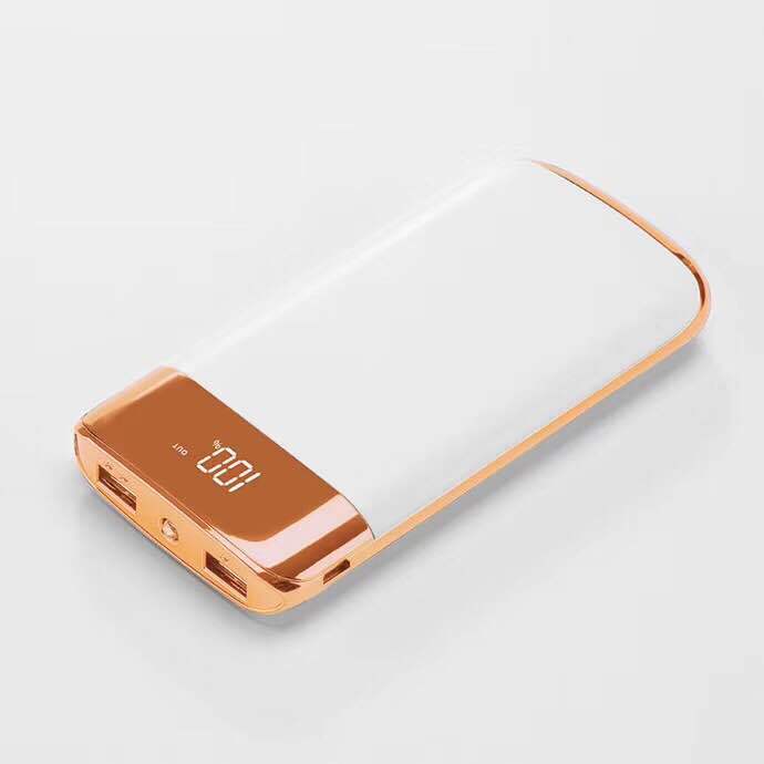 Ультра-тонкий полимерный Мобильный Powerbank с экраном дисплея большой емкостью 20000 мАч мобильное зарядное устройство Поддержка Customlogo