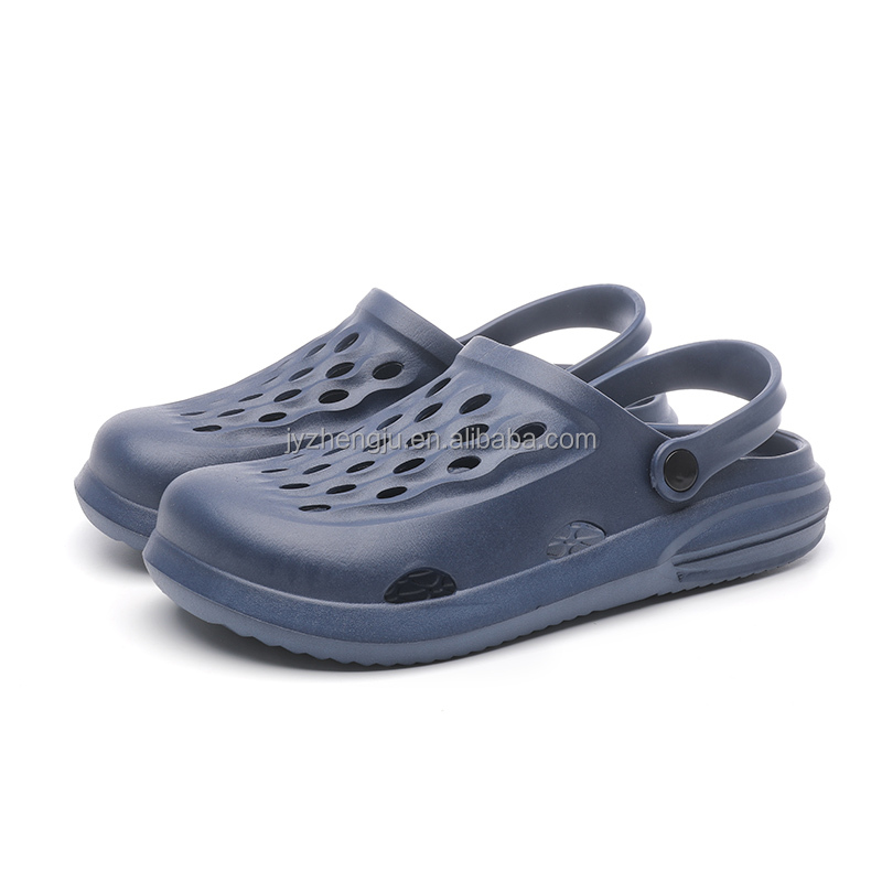 2022 new design EVA high quality non-slip breathable garden shoes for men and women waterproof slide slippers